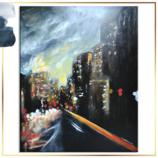 MIEJSKI ZMIERZCH 100x80 cm