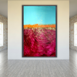 Crimson Horizon 159x107 cm