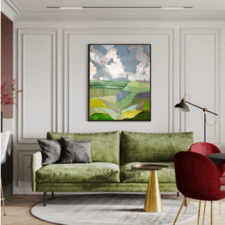 DROGA PRZEZ POLA 100x108 cm