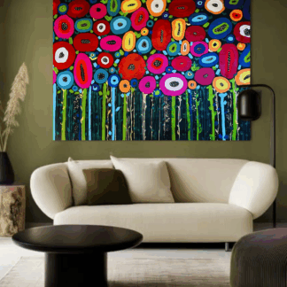 MAKI III - Pole, które nie zna ciszy 160x108 cm