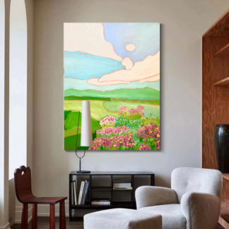 Fields of Quiet Light 100x108 cm